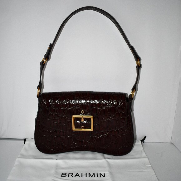 BRAHMIN Nerida Ganache Vanderbilt Shoulder Bag #V62227500813 NWT